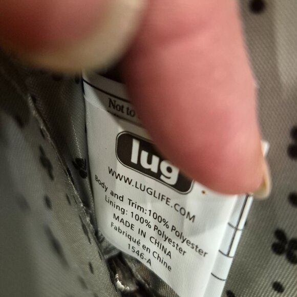 EUC Lug Heart Pouch in Tropical Fog - Picture 4 of 5